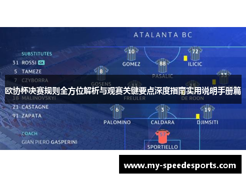 欧协杯决赛规则全方位解析与观赛关键要点深度指南实用说明手册篇